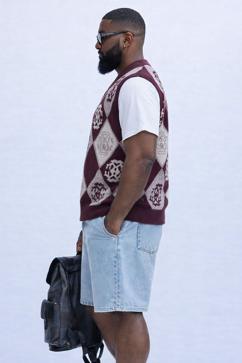 Argyle Sweater Vest - Image 3