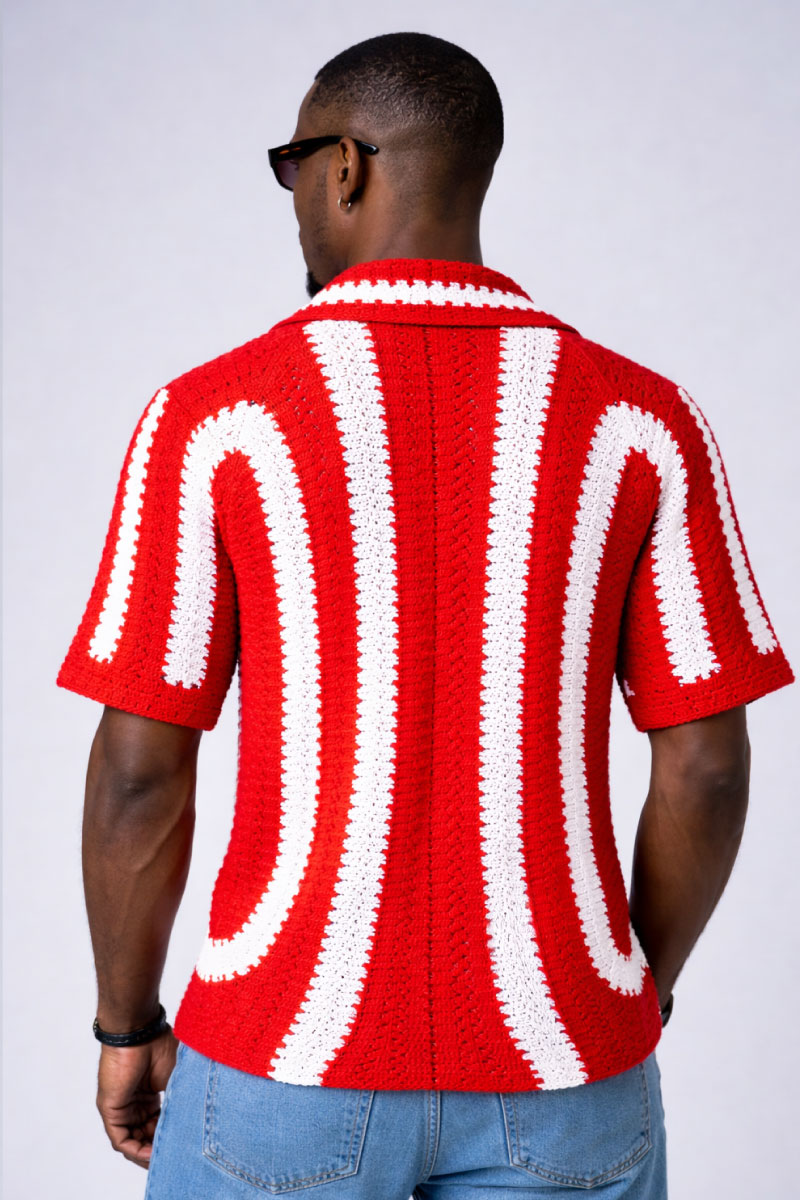 Handmade Crochet Shirt - Image 2