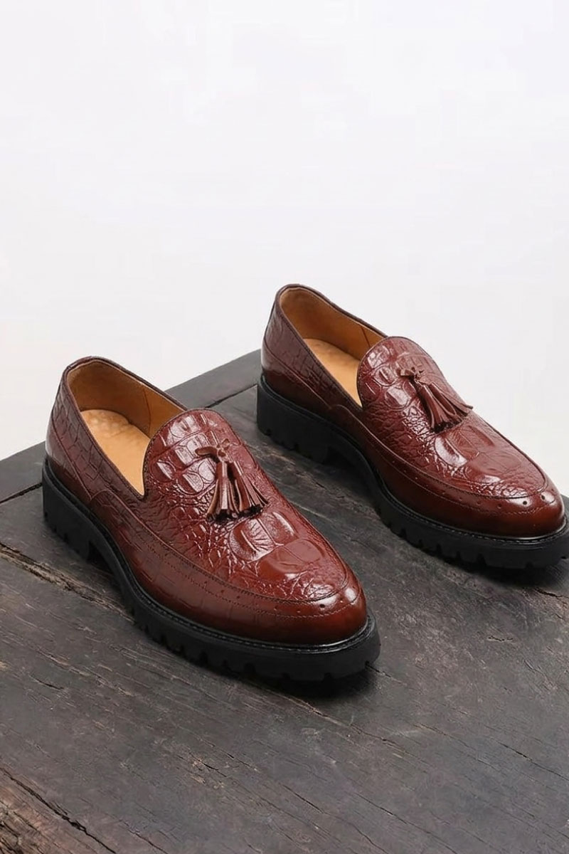 Tassel Loafers – Brown - Image 2