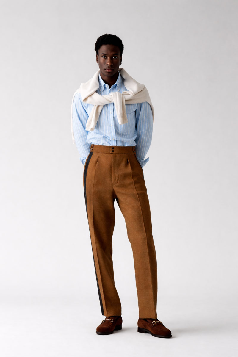 Side Stripe Tailored Pants - Image 2